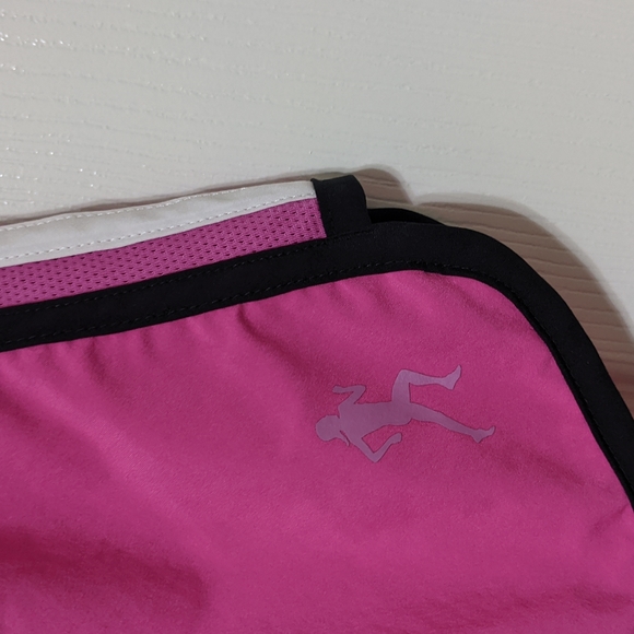 Adidas Aktiv Against Cancer Shorts Pink Womens Breast Cancer Awareness Climalite - Picture 5 of 11